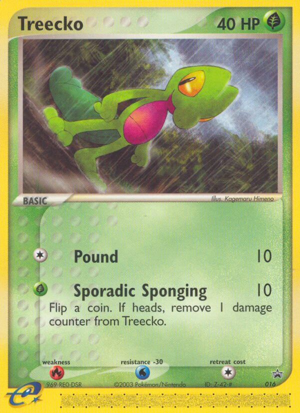 Promo Treecko Pokémon card