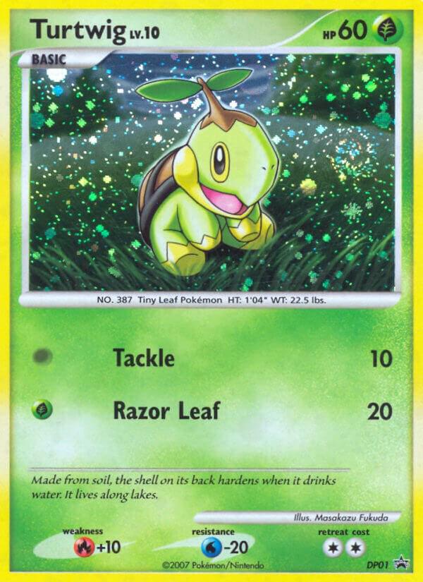 Promo Turtwig Pokémon card