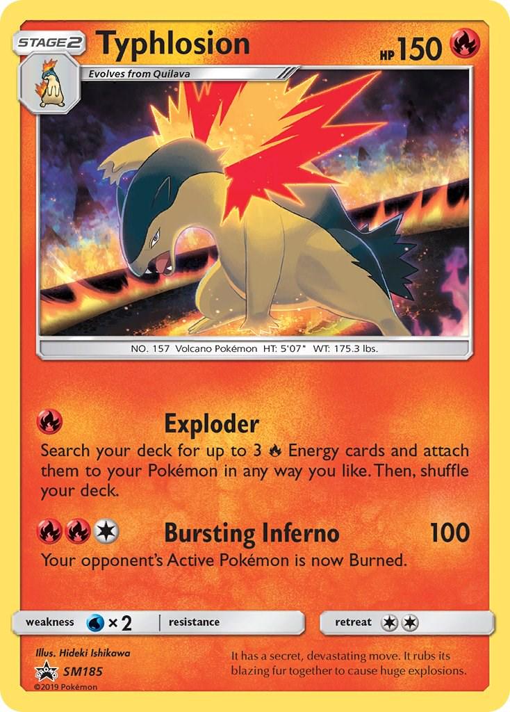 Promo Typhlosion Pokémon card