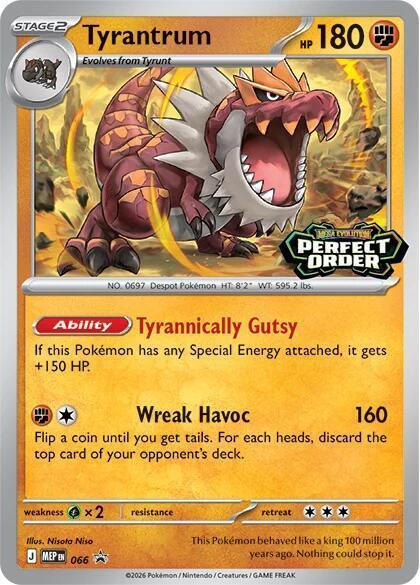 Promo Tyrantrum [Stamped] Pokémon card