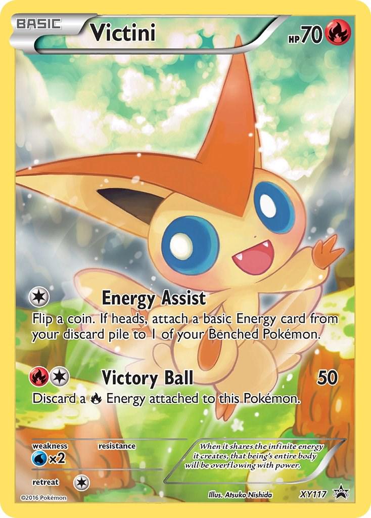 Promo Victini Pokémon card