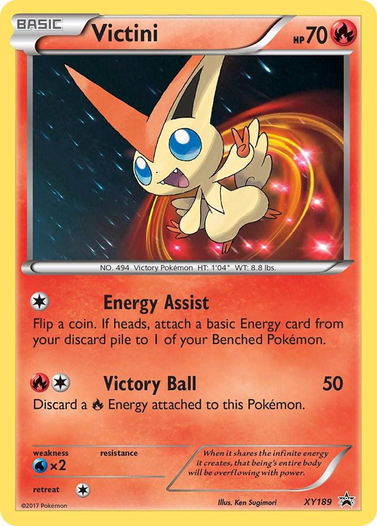 Promo Victini Pokémon card