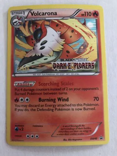 BW Black Star Promos Volcarona [Staff] Pokémon card