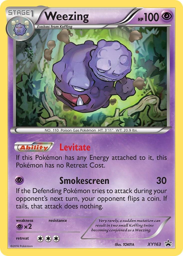 Promo Weezing Pokémon card