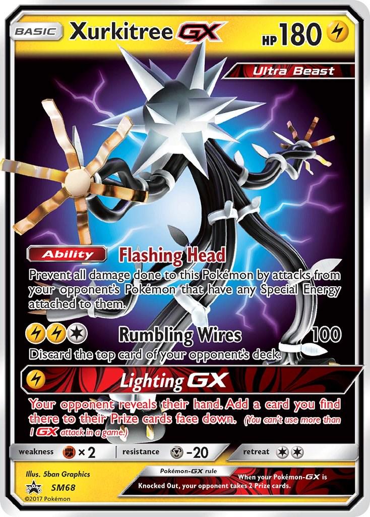 Promo Xurkitree GX Pokémon card