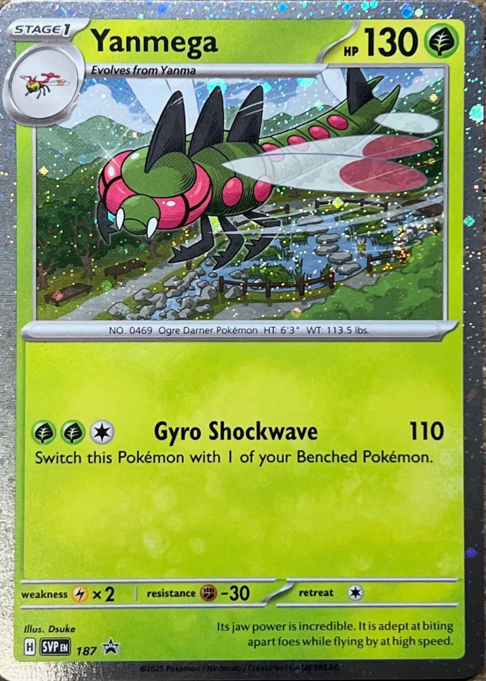 Promo Yanmega Pokémon card
