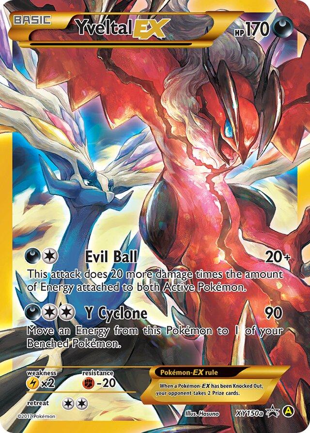 Promo Yveltal EX Pokémon card