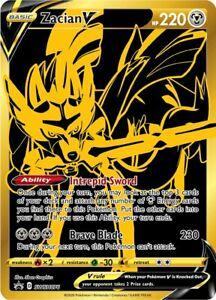 Promo Zacian V Pokémon card