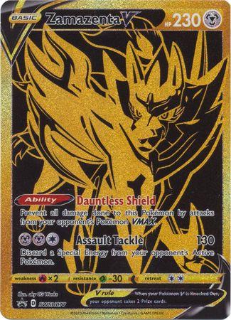 Promo Zamazenta V Pokémon card