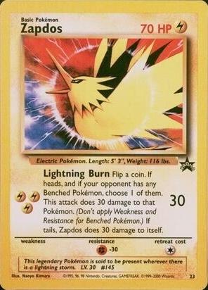 Promo Zapdos [Kimura-Corrected] Pokémon card