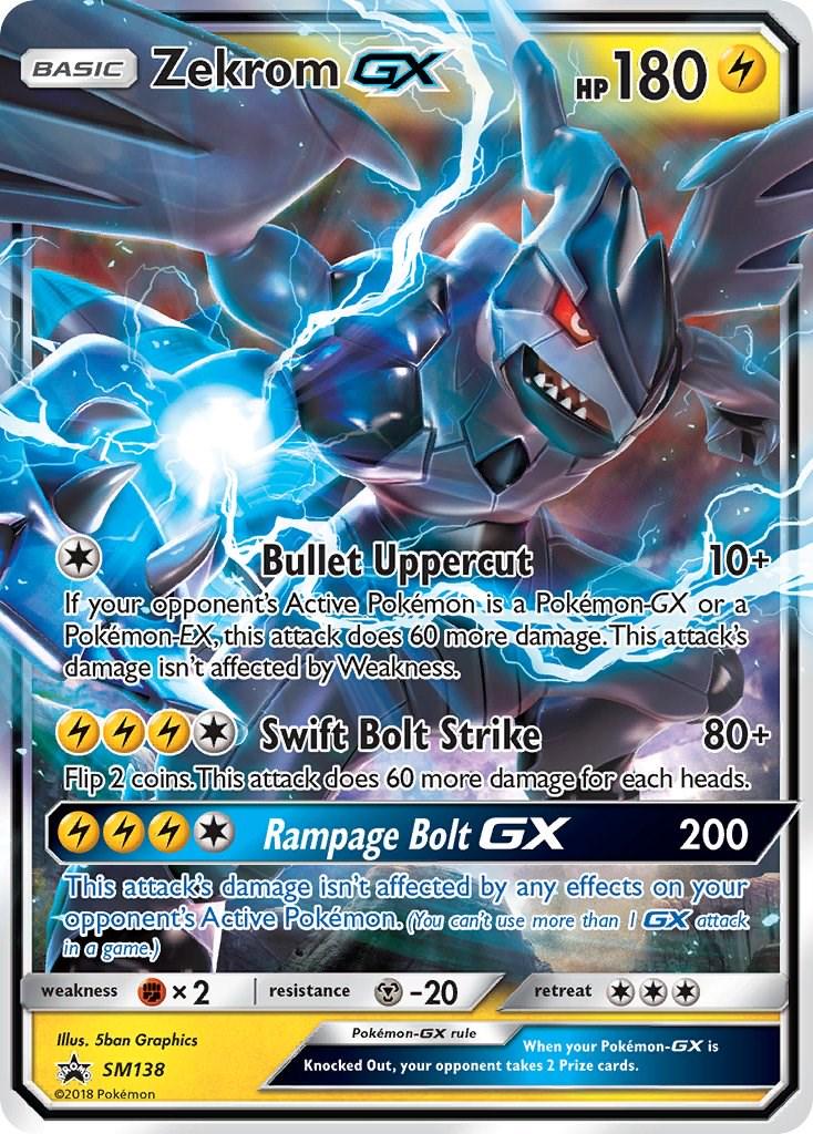 Promo Zekrom GX Pokémon card