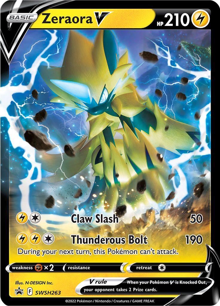 Promo Zeraora V Pokémon card