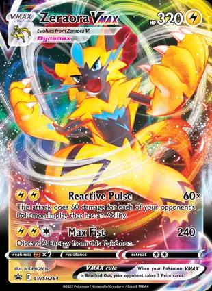 Promo Zeraora VMAX Pokémon card