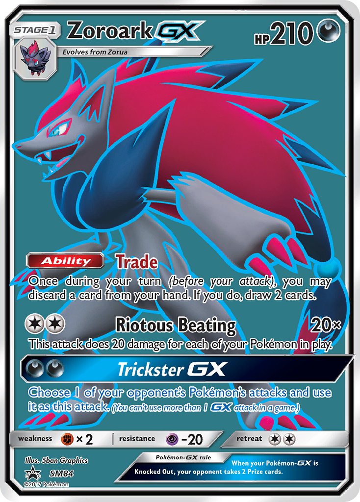 Promo Zoroark GX Pokémon card