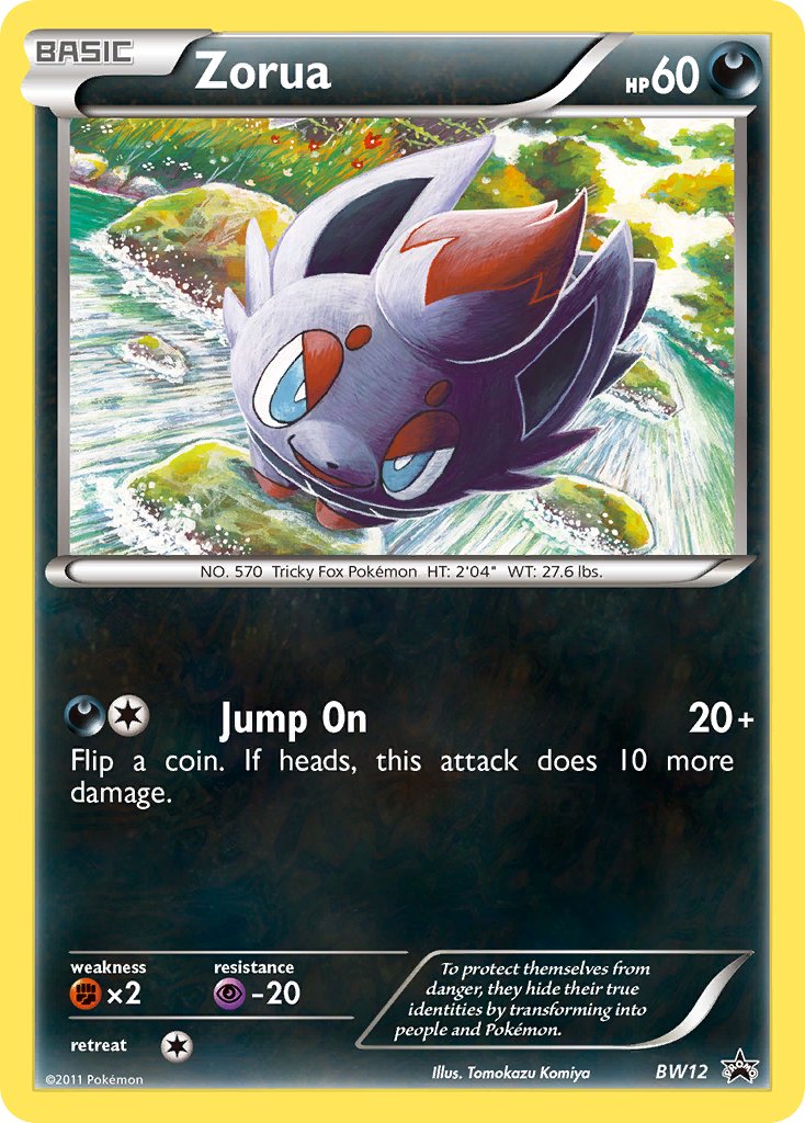 Promo Zorua Pokémon card