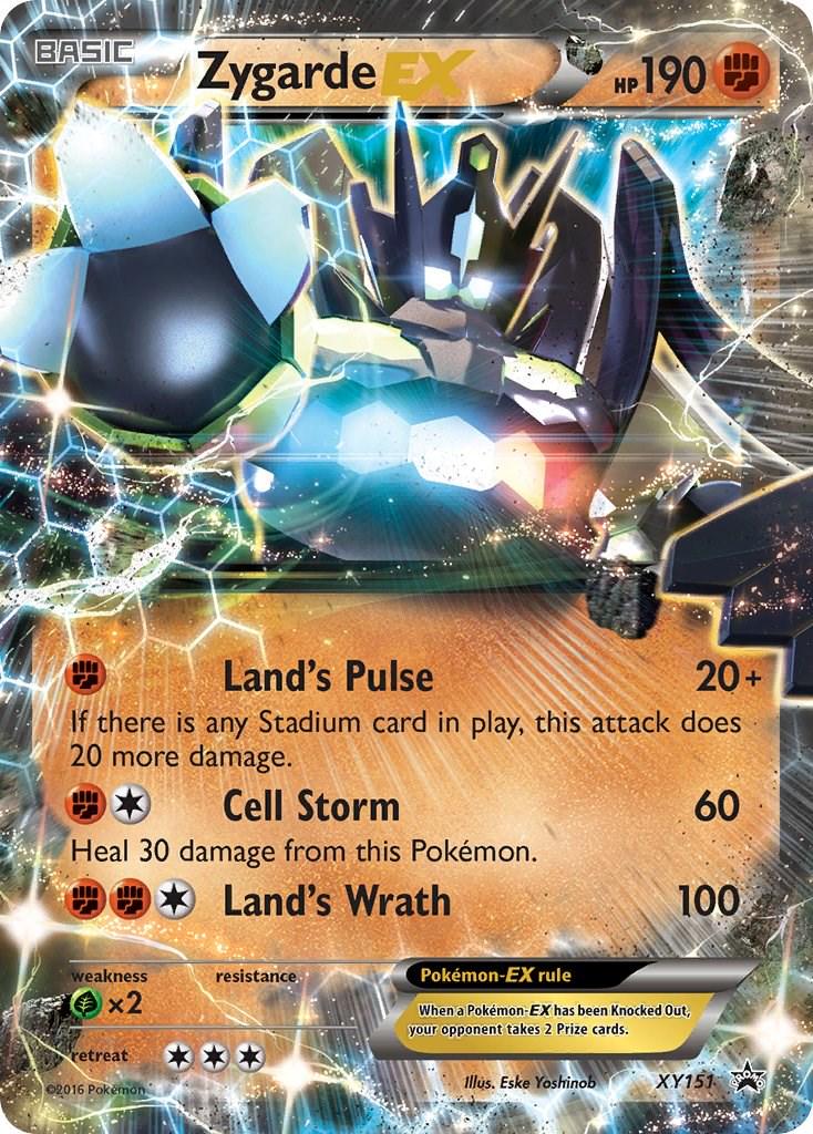Promo Zygarde EX Pokémon card