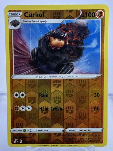 Rebel Clash Carkol [Reverse Holo] Pokémon card