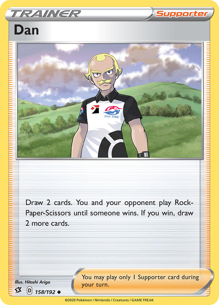 Rebel Clash Dan Pokémon card