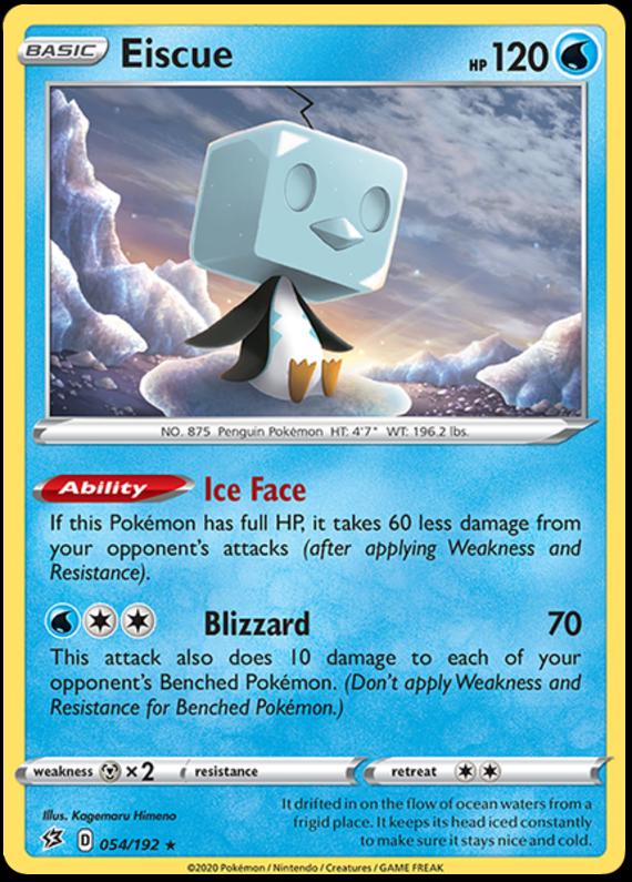 Rebel Clash Eiscue [Holo] Pokémon card
