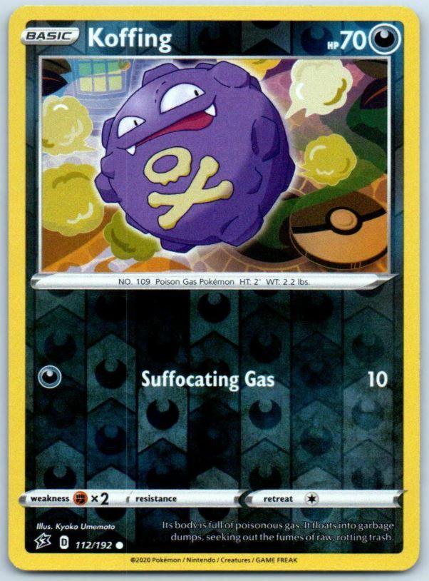 Rebel Clash Koffing [Reverse Holo] Pokémon card
