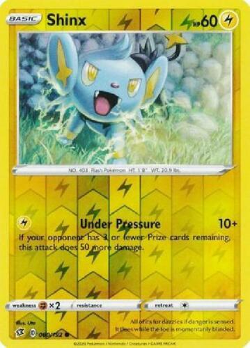 Rebel Clash Shinx [Reverse Holo] Pokémon card