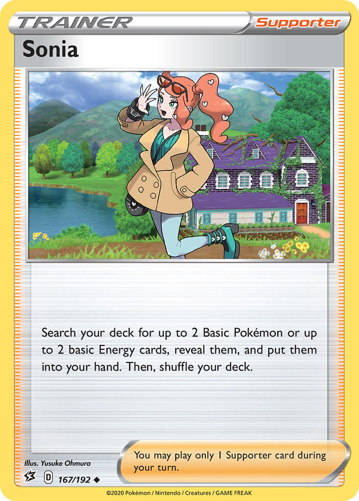 Rebel Clash Sonia Pokémon card