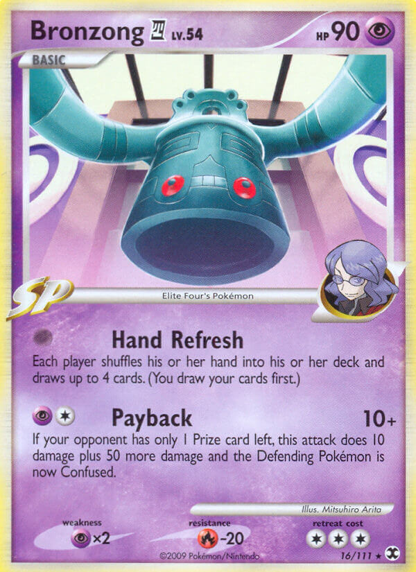 Rising Rivals Bronzong Pokémon card