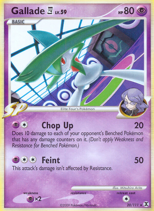Rising Rivals Gallade Pokémon card
