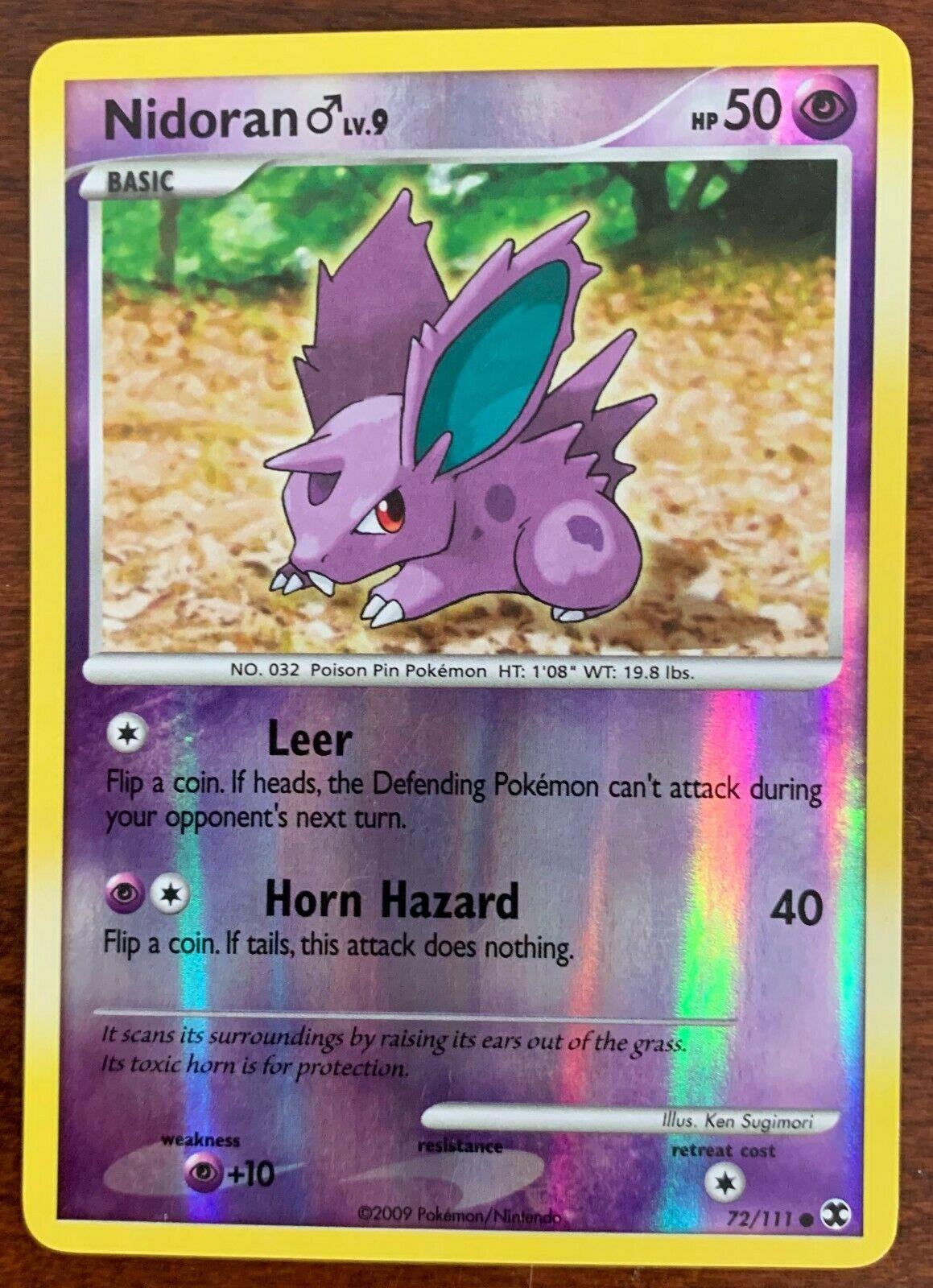Nidoran M [Reverse Holo]