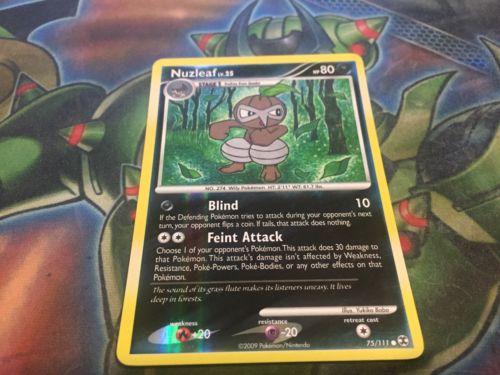 Rising Rivals Nuzleaf [Reverse Holo] Pokémon card