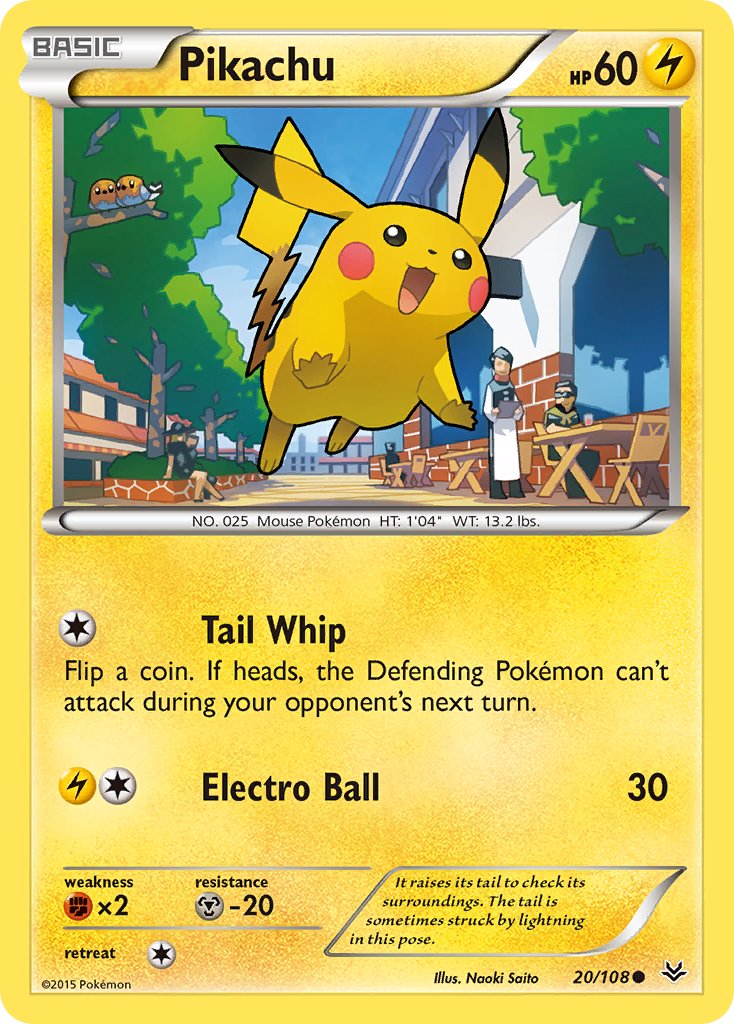 Roaring Skies Pikachu Pokémon card