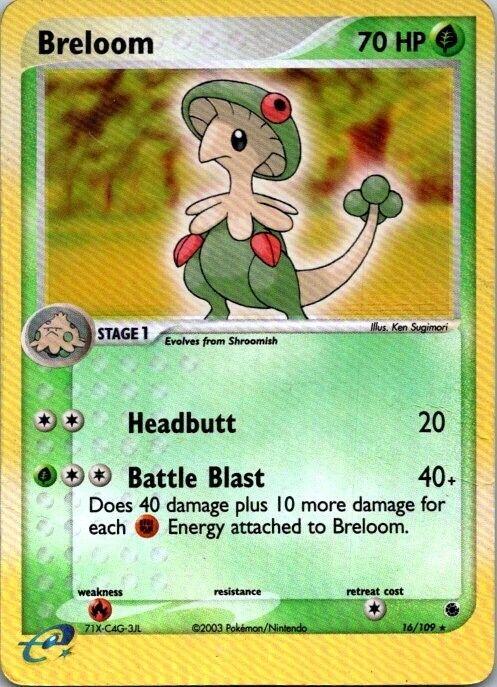 Ruby & Sapphire Breloom [Reverse Holo] Pokémon card