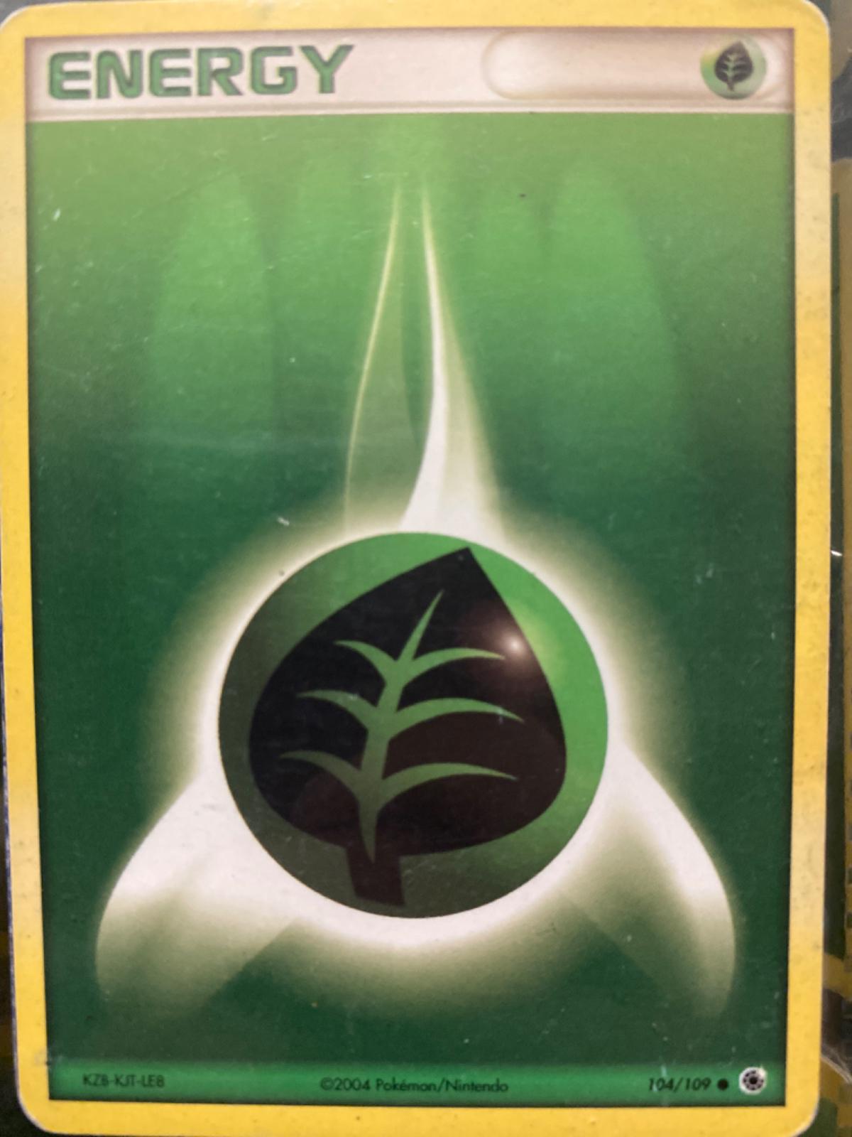 Ruby & Sapphire Grass energy [2004] Pokémon card