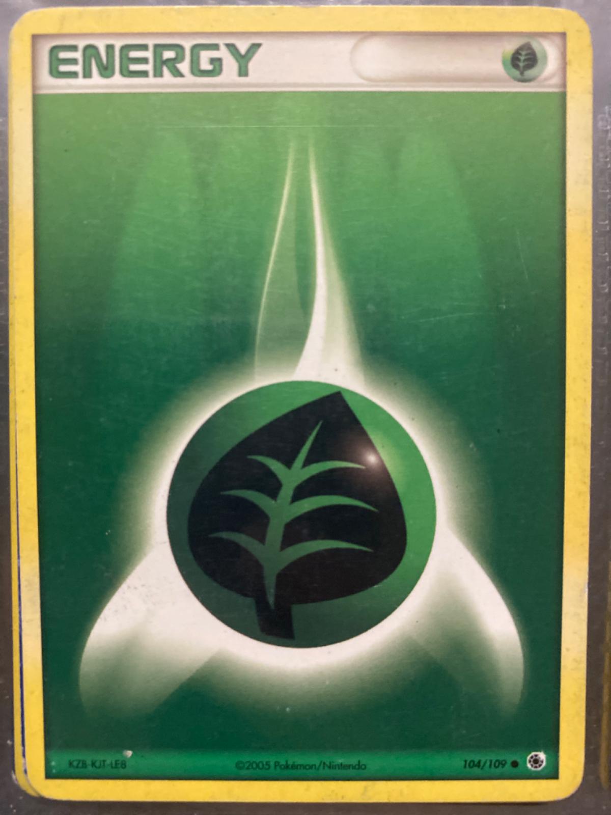 Ruby & Sapphire Grass Energy [2005] Pokémon card