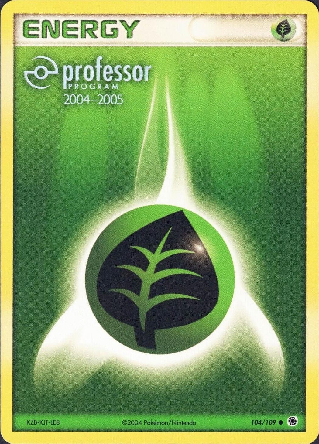 Ruby & Sapphire Grass Energy [Professor-Program-2004-2005] Pokémon card