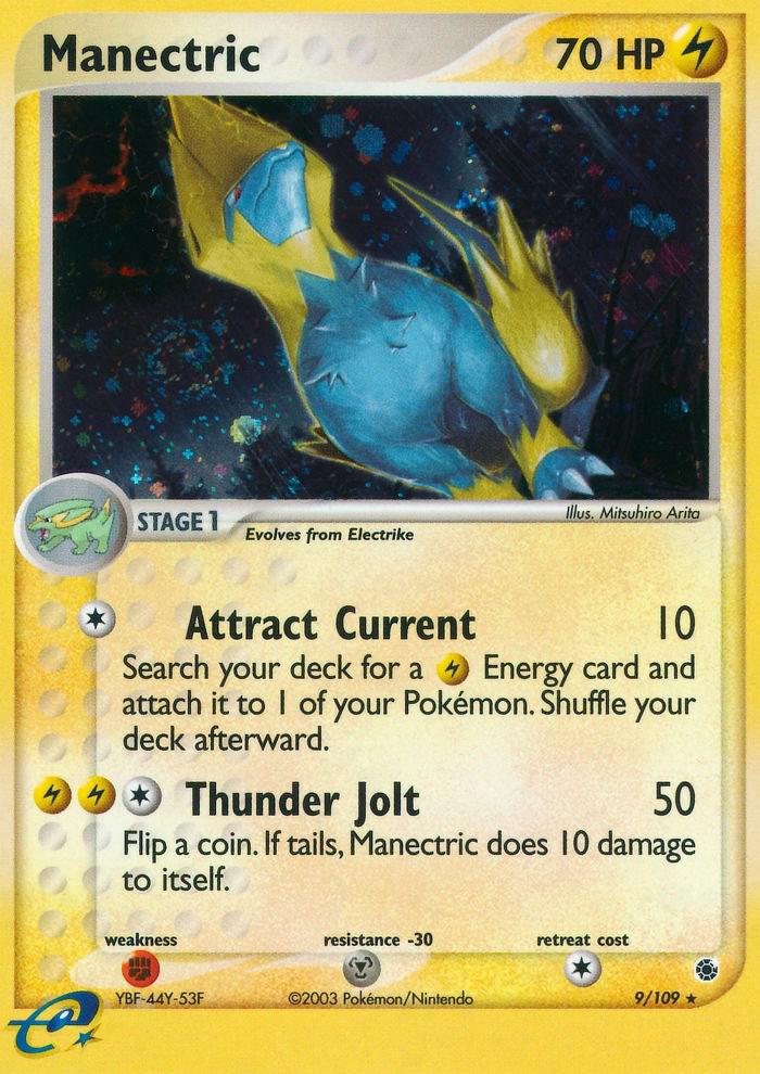 Ruby & Sapphire Manectric Pokémon card
