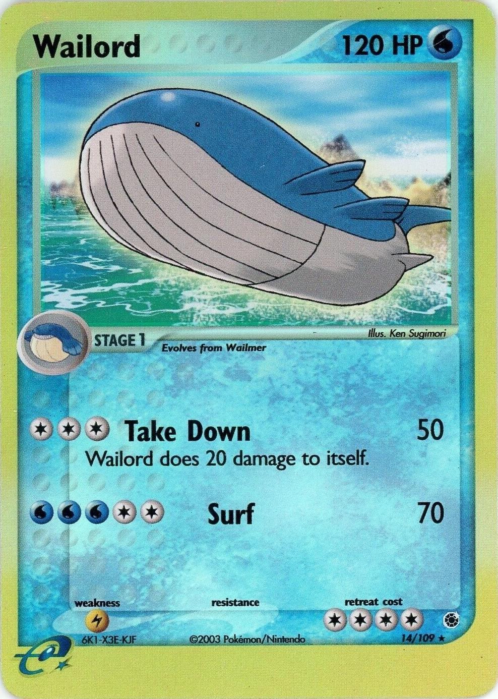 Wailord [Reverse Holo]