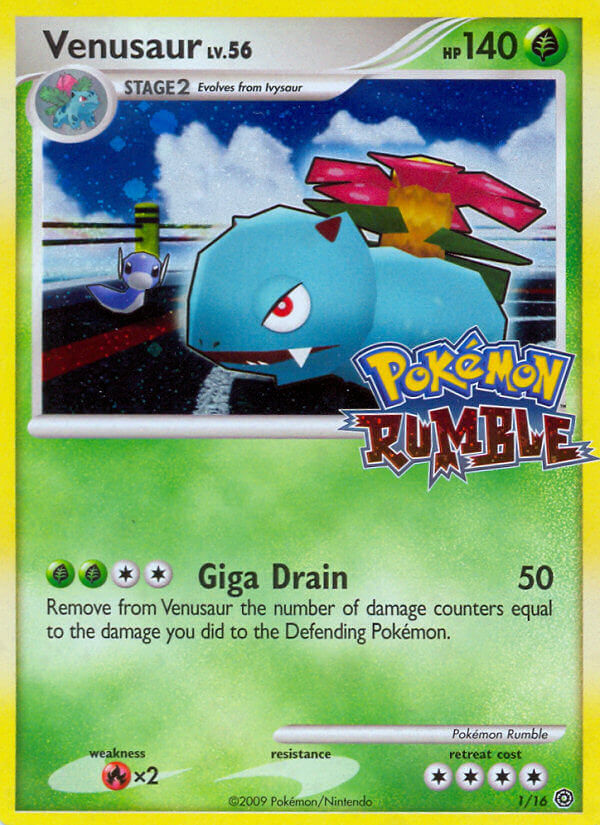 Rumble Venusaur Pokémon card
