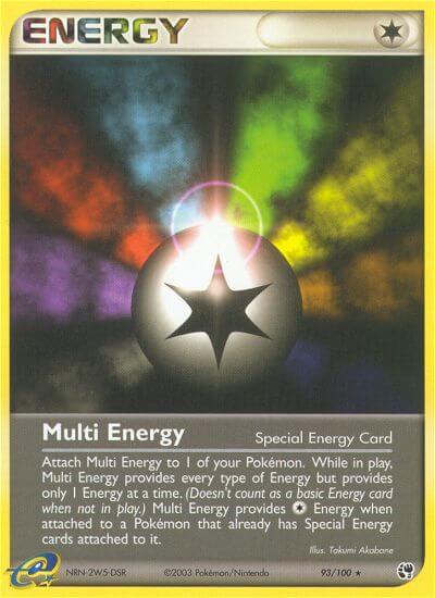 Sandstorm Multi Energy Pokémon card