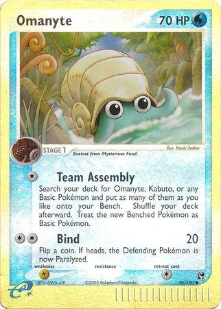 Omanyte [Reverse Holo]