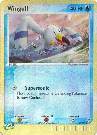 Sandstorm Wingull [Reverse Holo] Pokémon card