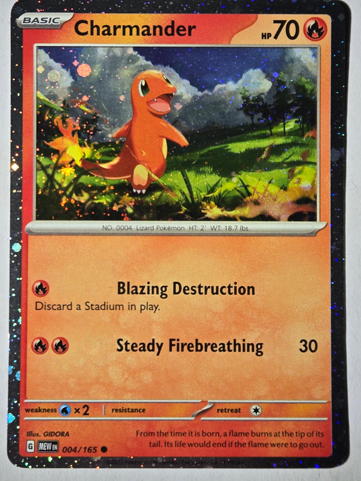 Scarlet & Violet 151 Charmander [Cosmos-Holo] Pokémon card