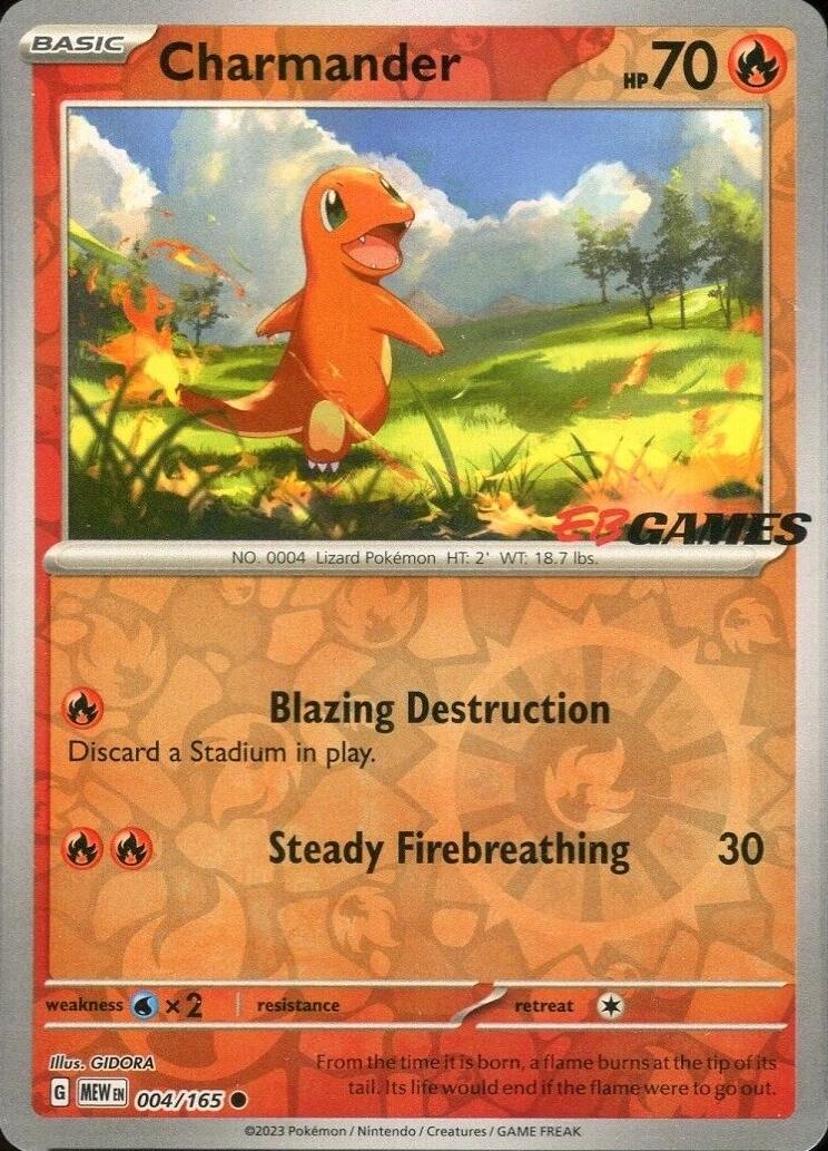 Scarlet & Violet 151 Charmander [Eb-Games] Pokémon card