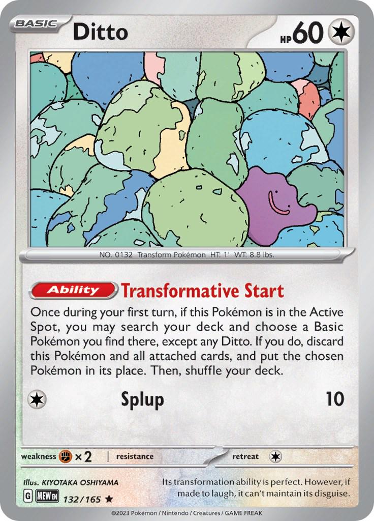 Scarlet & Violet 151 Ditto [Holo] Pokémon card