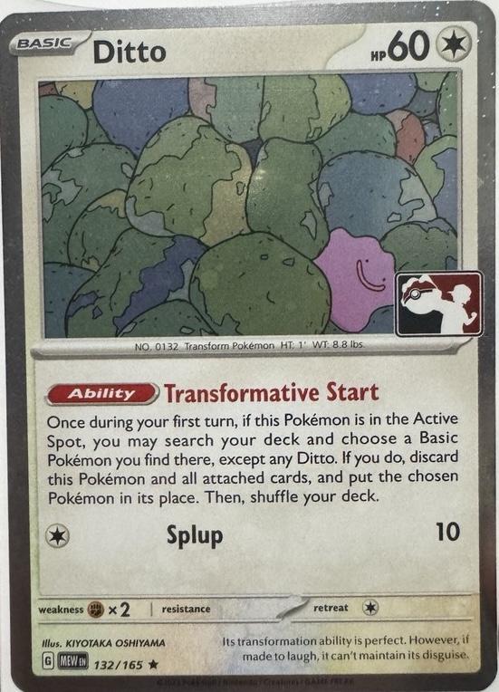 Scarlet & Violet 151 Ditto [Prize-Pack] Pokémon card