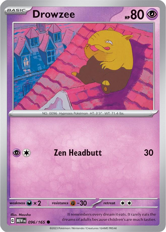 Scarlet & Violet 151 Drowzee Pokémon card