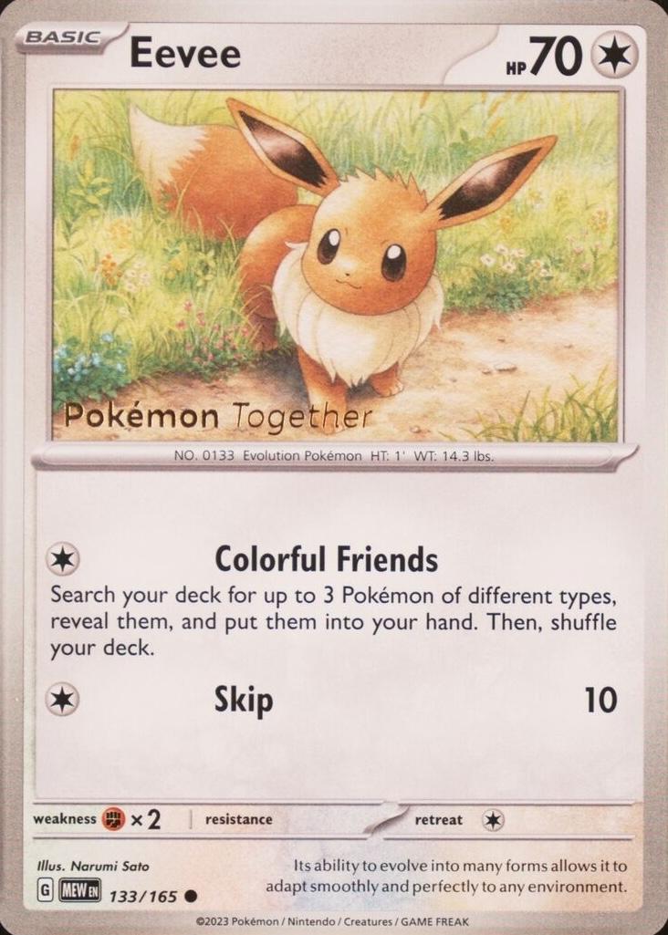 Scarlet & Violet 151 Eevee [Pokemon-Together] Pokémon card