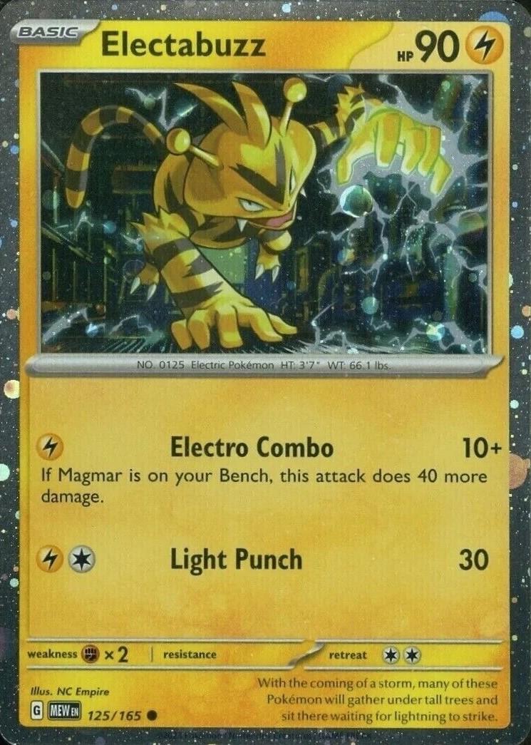 Scarlet & Violet 151 Electabuzz [Cosmos-Holo] Pokémon card