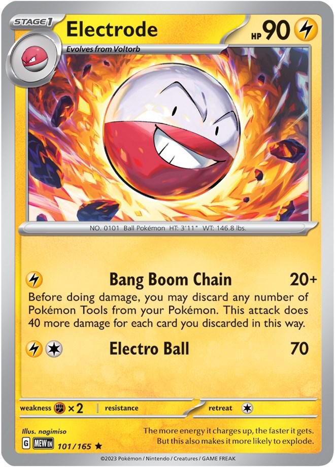 Scarlet & Violet 151 Electrode Pokémon card