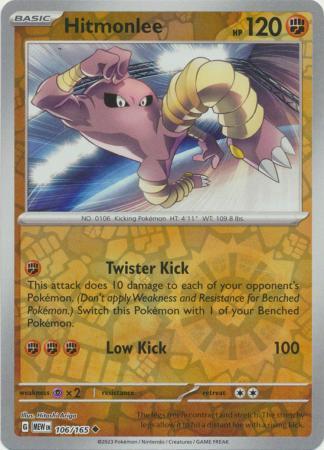 Hitmonlee [Reverse Holo]